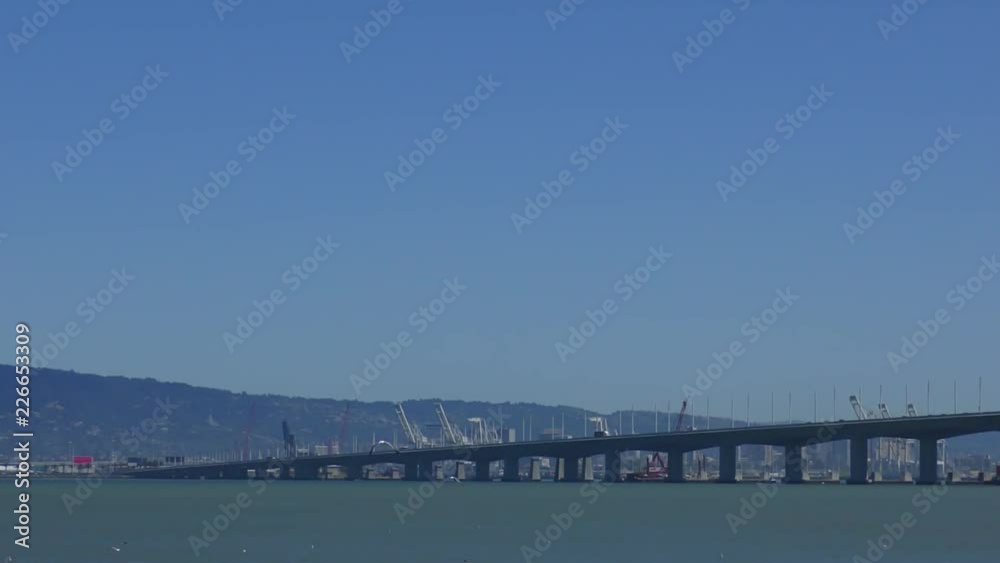 The Bay Bridge in San Francisco, California, USA, circa May 2017 The Bay Bridge in San Francisco, California, USA, circa May 2017