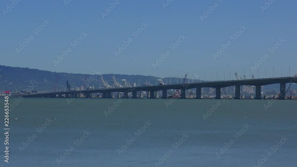 The Bay Bridge in San Francisco, California, USA, circa May 2017 The Bay Bridge in San Francisco, California, USA, circa May 2017