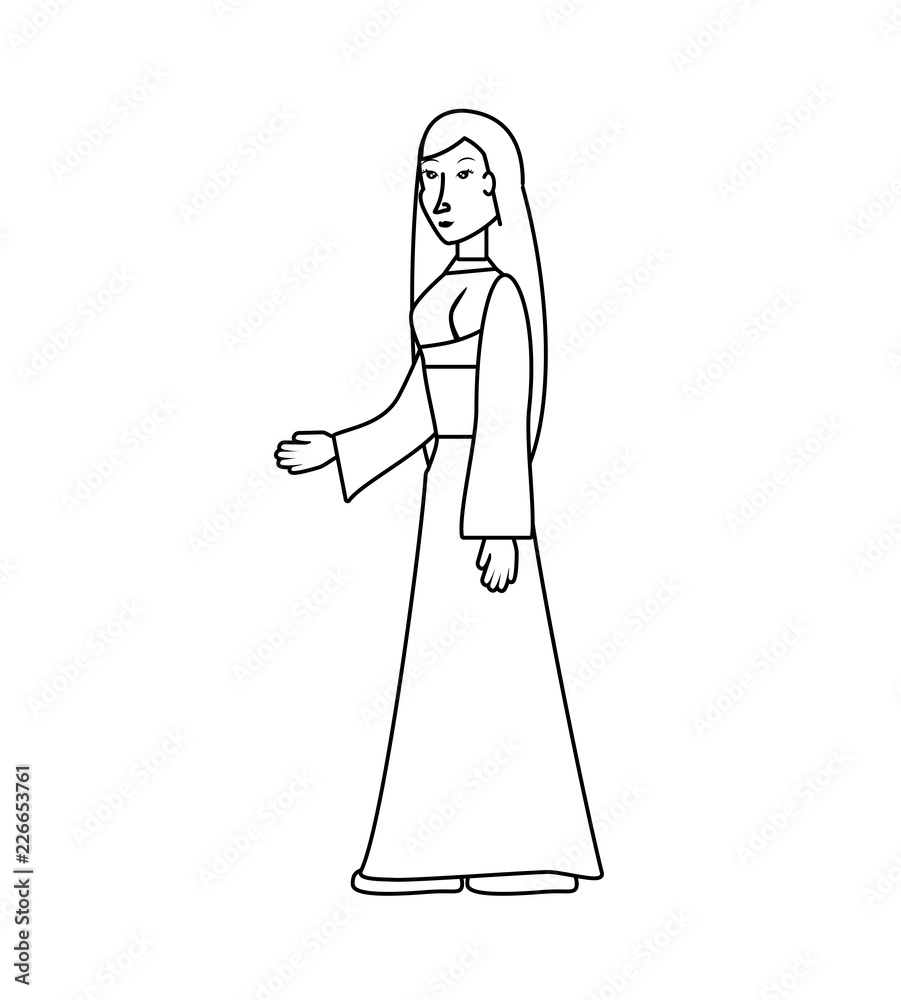 geisha woman avatar character geisha woman avatar character