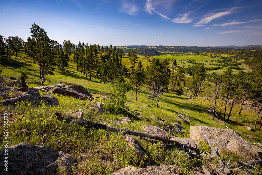 Fototapeta premium The Red Bed Trail at Devils Tower National Monument in Wyoming