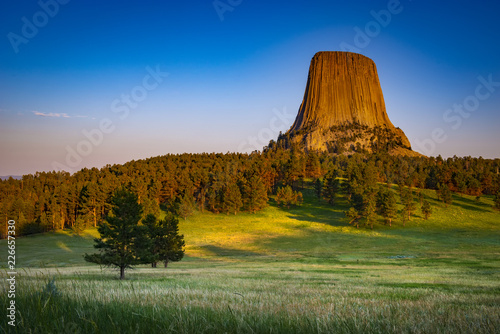 Foto Devils Tower National Monument in Wyoming