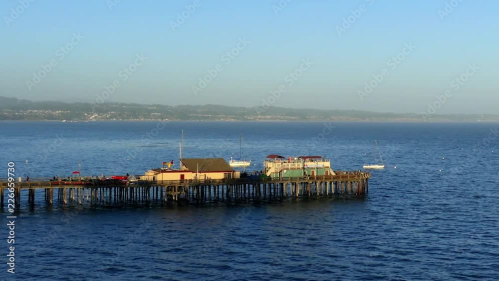Capitola Wharf in Capitola by the Sea in Santa Cruz County, California, USA, 2018 Capitola Wharf in Capitola by the Sea in Santa Cruz County, California, USA, 2018