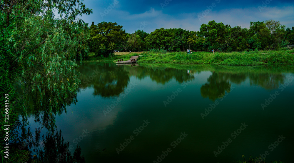 Captured in Hangzhou Xixi Wetland scenery