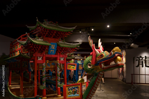 Dragon boat at the exhibition