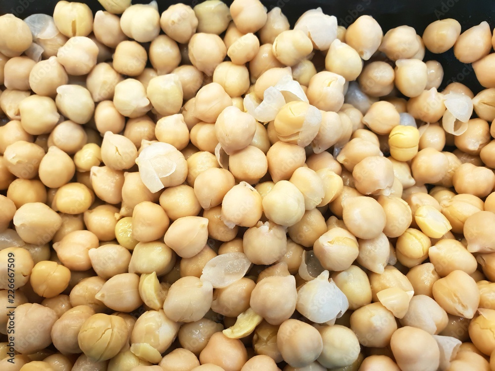 Top view of Chickpeas as a background, healthy food concept (Cicer arietinum) Top view of Chickpeas as a background, healthy food concept (Cicer arietinum)