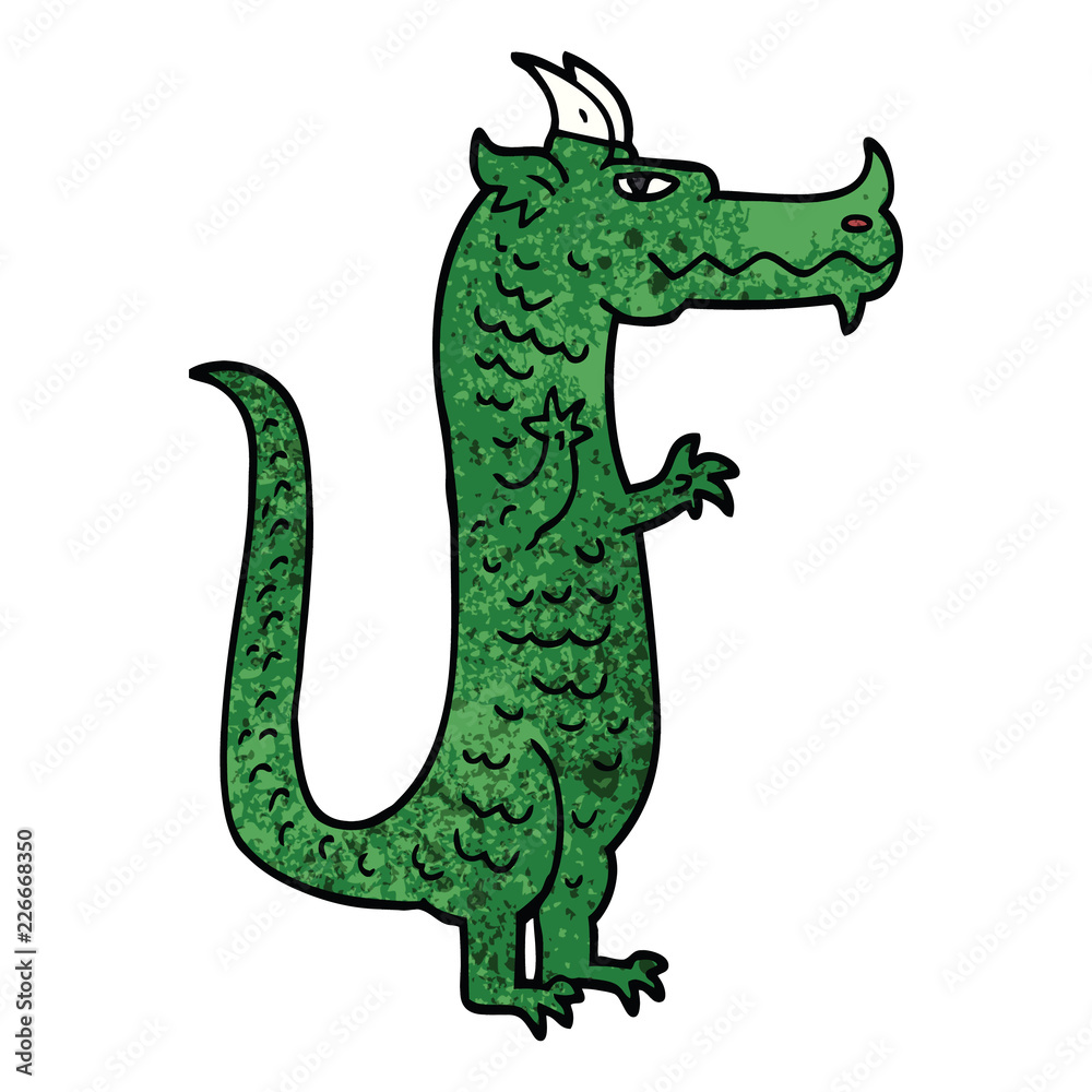 cartoon doodle magical dragon cartoon doodle magical dragon