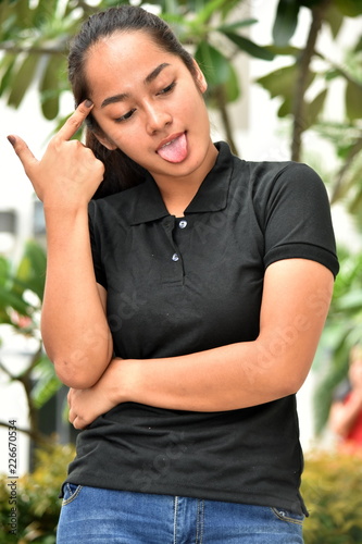 Insane Female Youngster