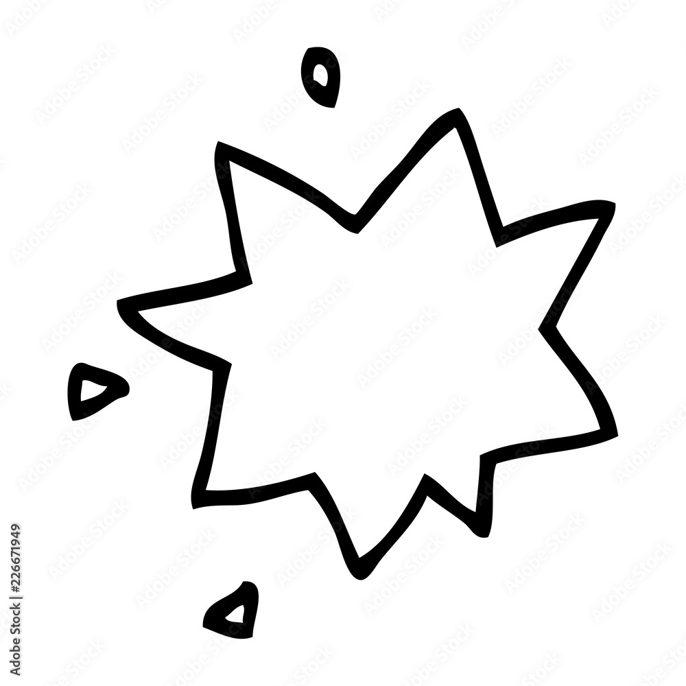 line drawing cartoon explosion symbol line drawing cartoon explosion symbol