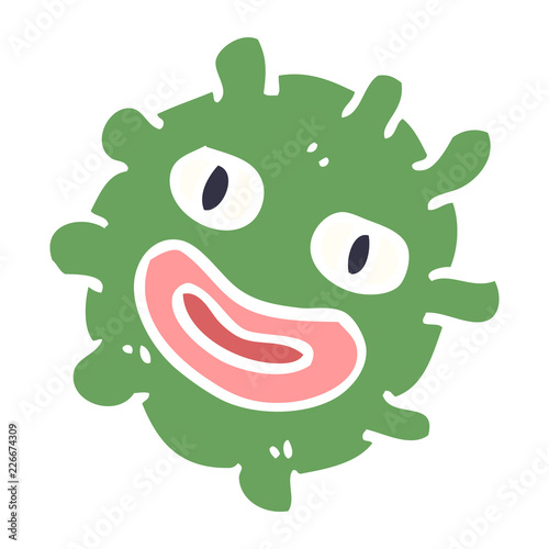 cartoon doodle funny germ