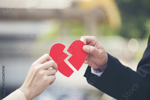 Obraz na plátně Heart broken