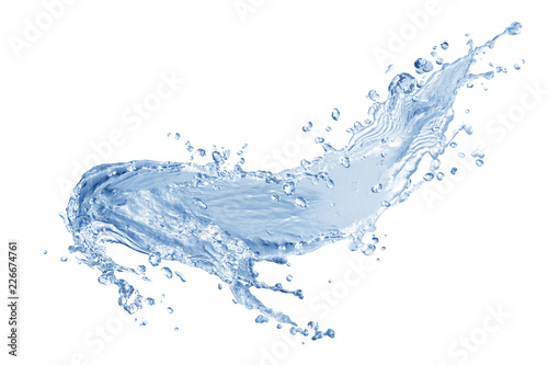 Water,water splash isolated on white background