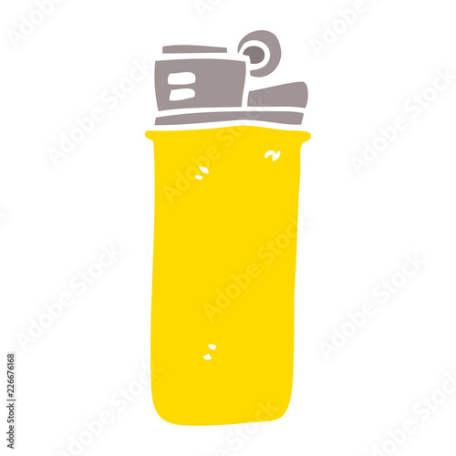 cartoon doodle disposable lighter