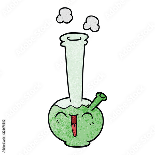cartoon doodle bong
