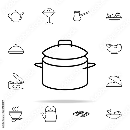 pan icon. Food icons universal set for web and mobile