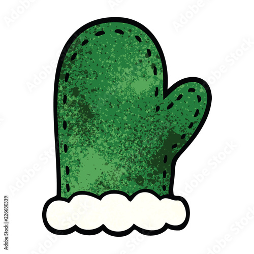 cartoon doodle oven mitts