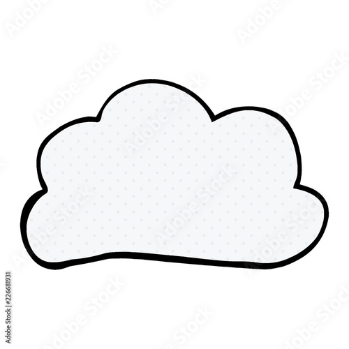 cartoon doodle weather cloud