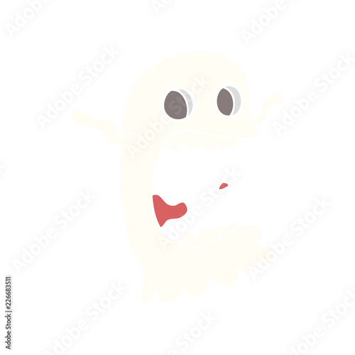 cartoon doodle spooky ghost