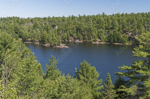 Aerial View of Hidden Lake