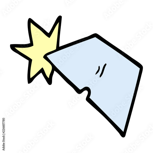 cartoon doodle shiny razorblades