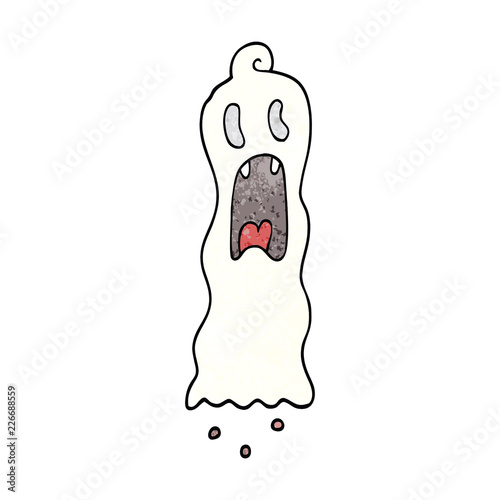 cartoon doodle spooky ghost