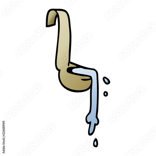 cartoon doodle ladle of food