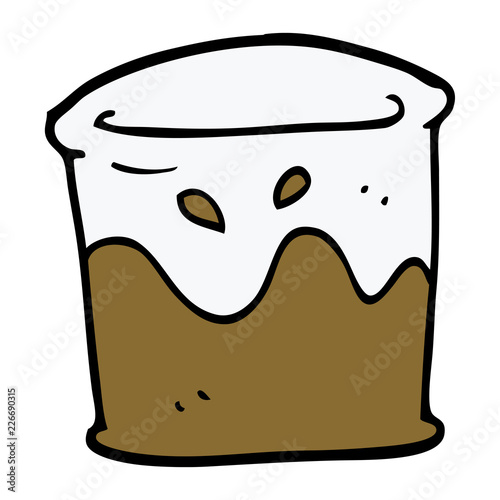 cartoon doodle drink in tumbler