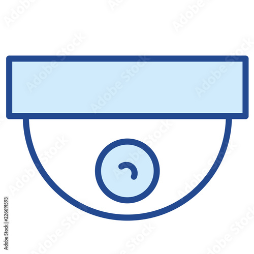 Überwachungskamera Vector Icon Illustration