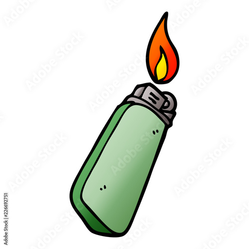 cartoon doodle disposable lighter