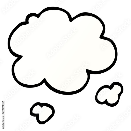 cartoon doodle cloud