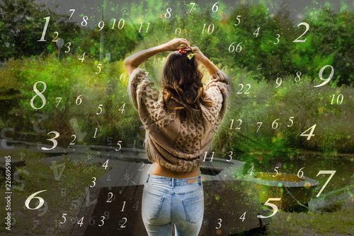 Woman and numerology world