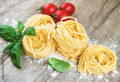 Italian pasta Tagliatelle