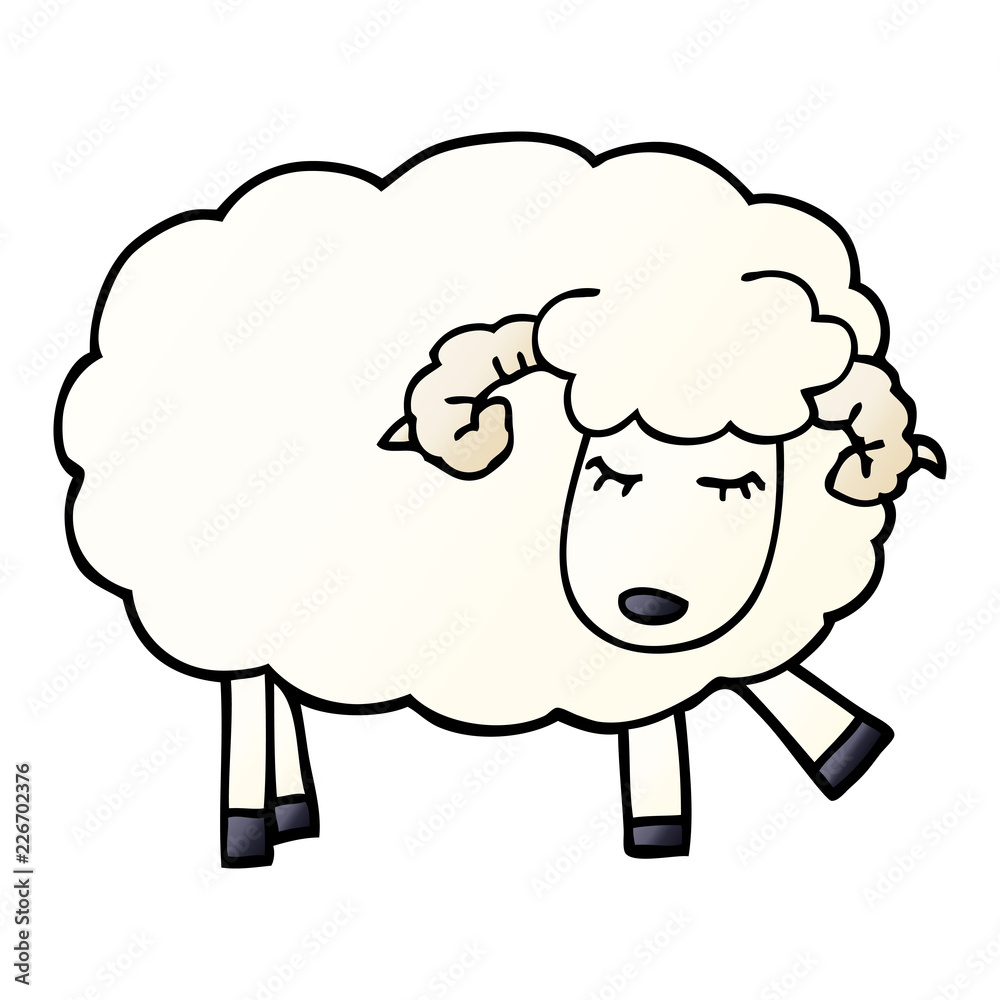 cartoon doodle cute sheep cartoon doodle cute sheep