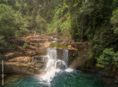 waterfall in forest