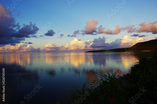 Sun set 2 /西表島の夕暮れ。橋の上から2。 © ldl photo gallery