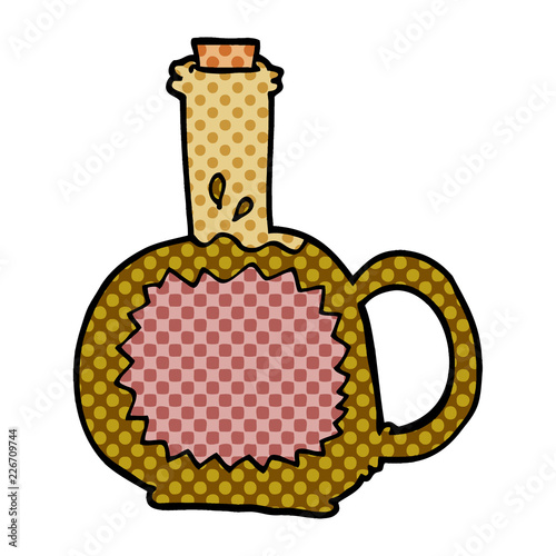 cartoon doodle maple syrup