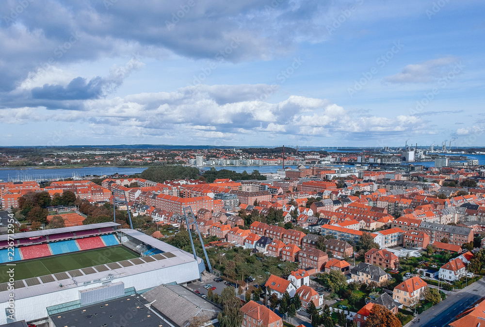 Aalborg cityscape, Denmark
