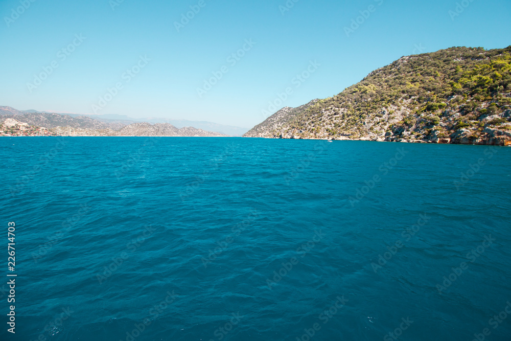 beautiful island in the Mediterranean sea