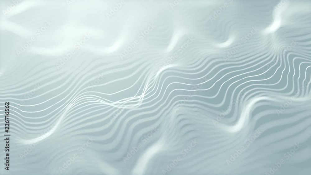 Abstract background with light lines and stripes. Animation of seamless loop.