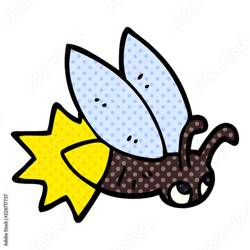cartoon doodle firefly