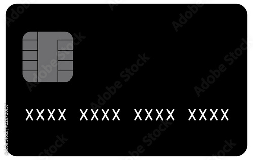 Black Generic Credit Card