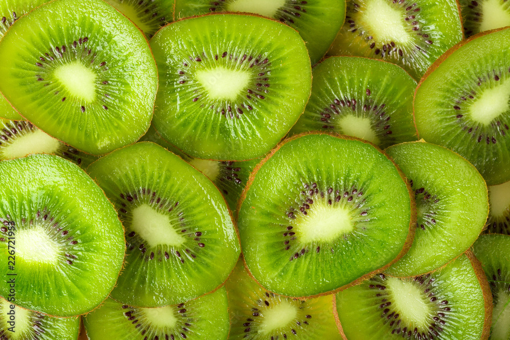 Fresh Kiwi fruit sliced use for background Fresh Kiwi fruit sliced use for background
