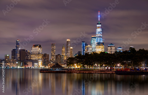 Manhattan at night, View from Hoboken,New York City,USA © CK