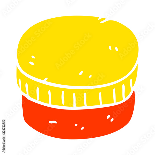 cartoon doodle moisturizer jar
