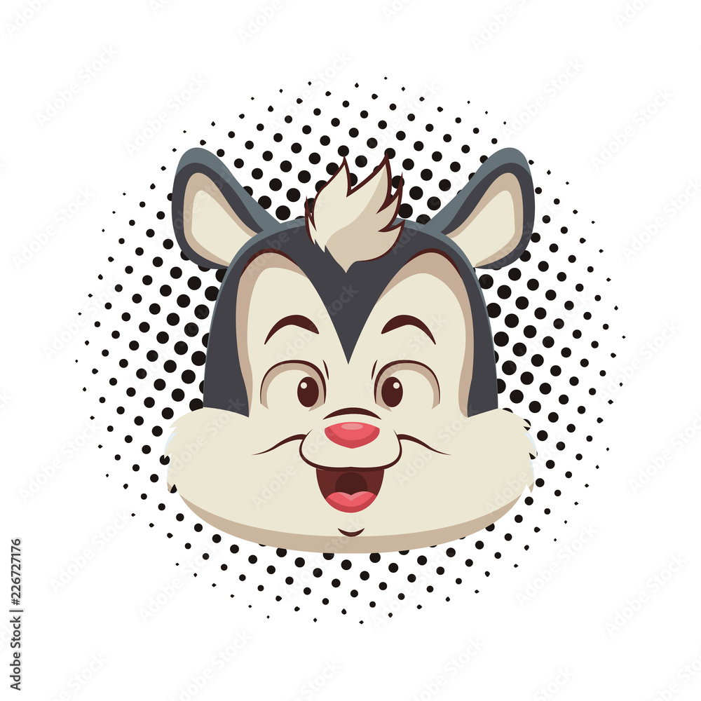 Cute skunk cartoon Cute skunk cartoon