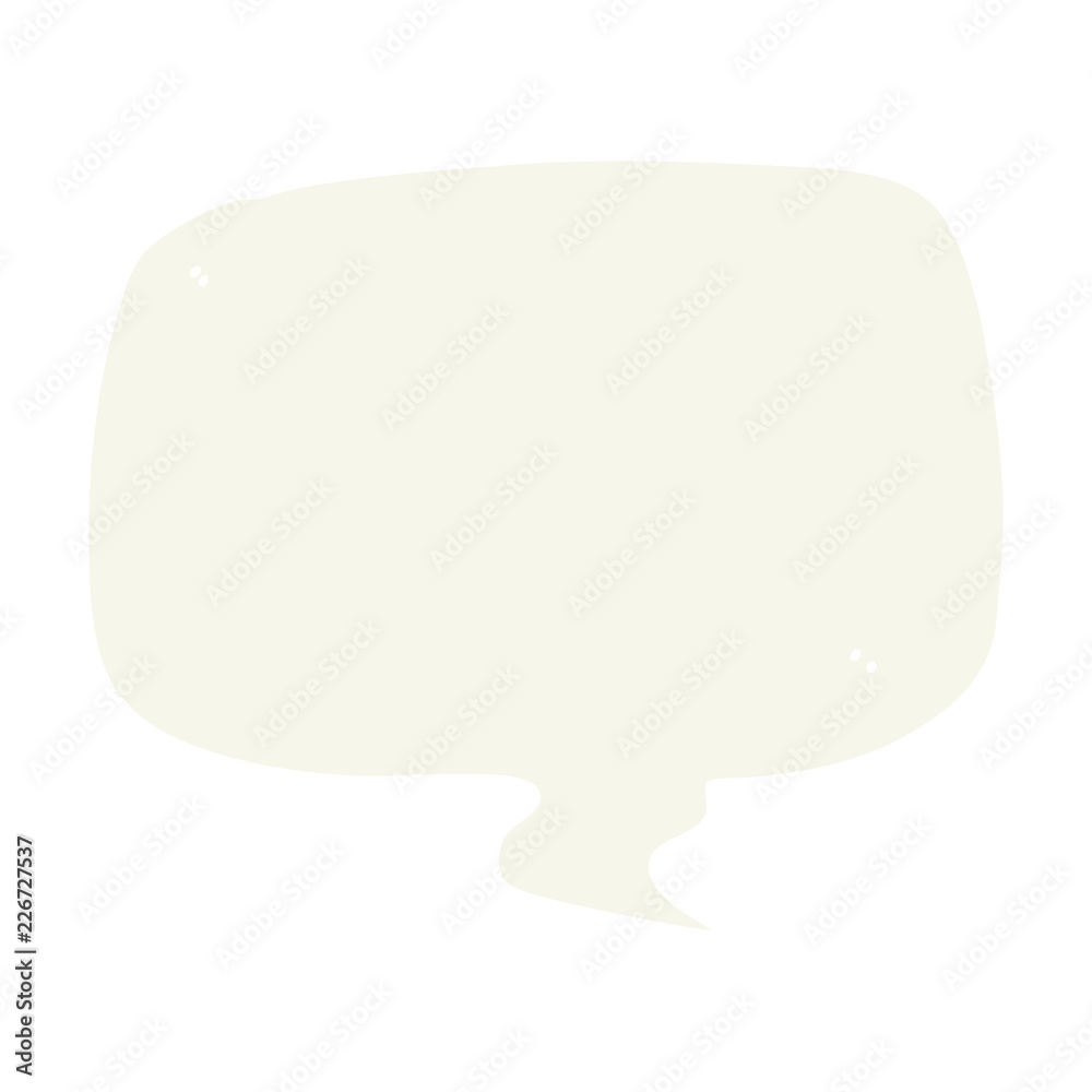 flat color style cartoon speech bubble flat color style cartoon speech bubble