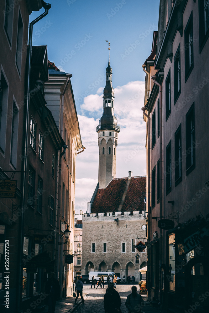 Obraz premium Church in Tallinn Oldtown