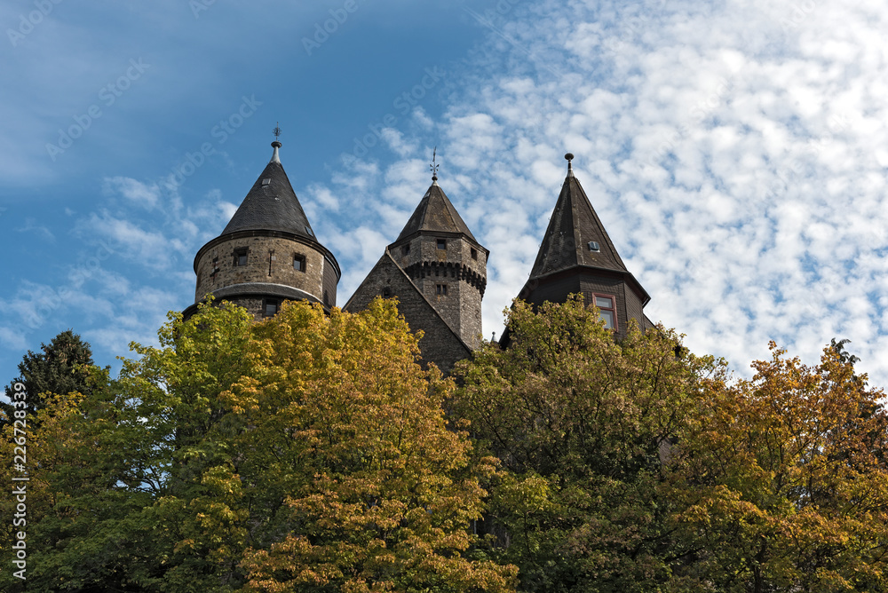 the medieval castle braunfels on a basalt summit