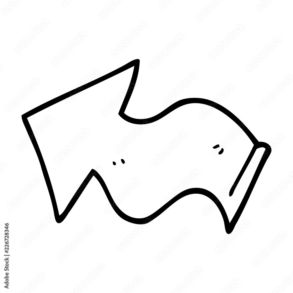 line drawing cartoon pointing arrow line drawing cartoon pointing arrow