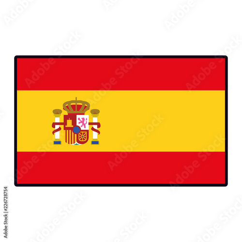 Spain flag emblem