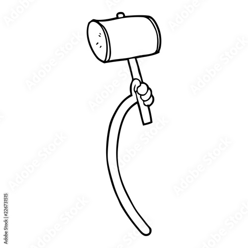 line drawing cartoon retro hand gestures